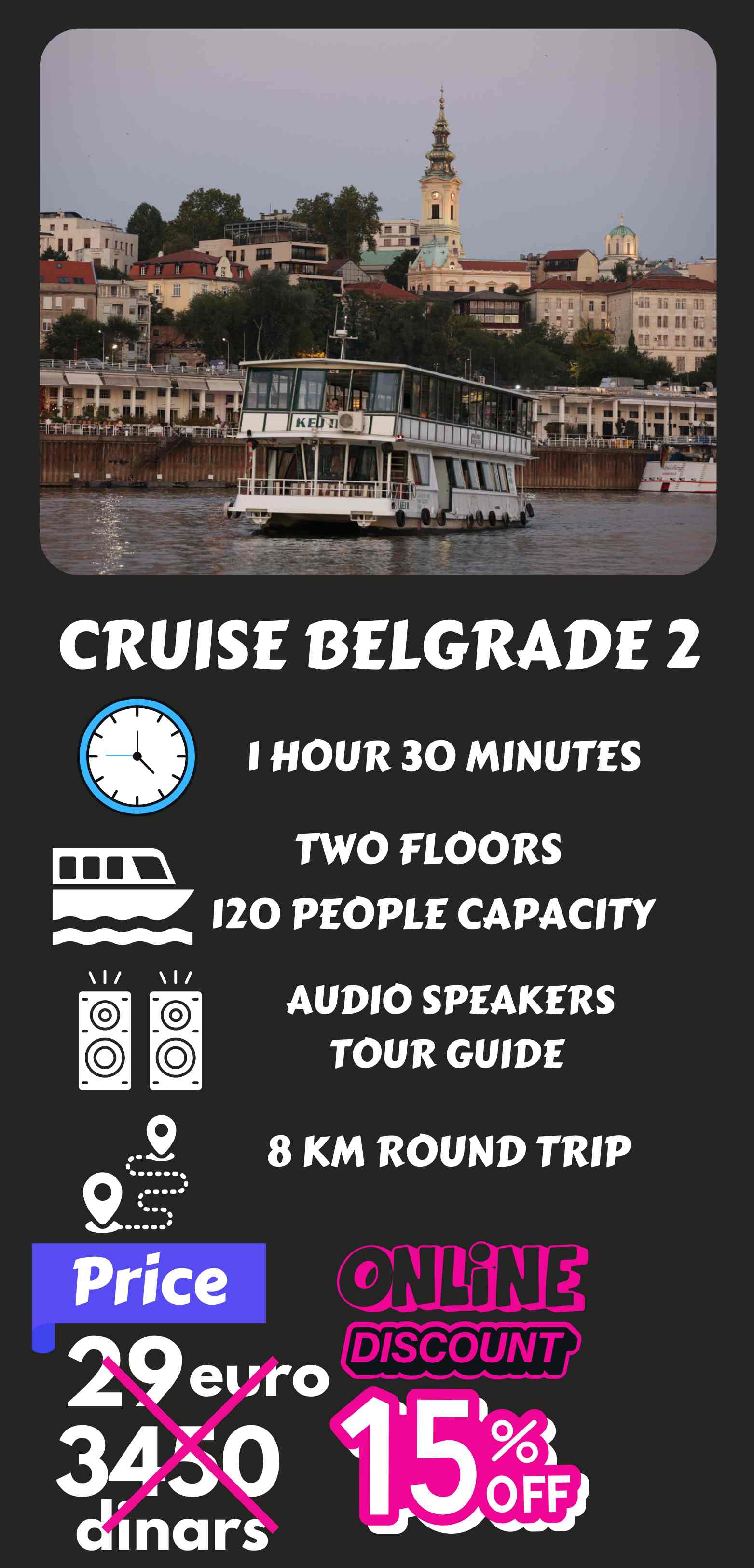 Cruise Belgrade booking