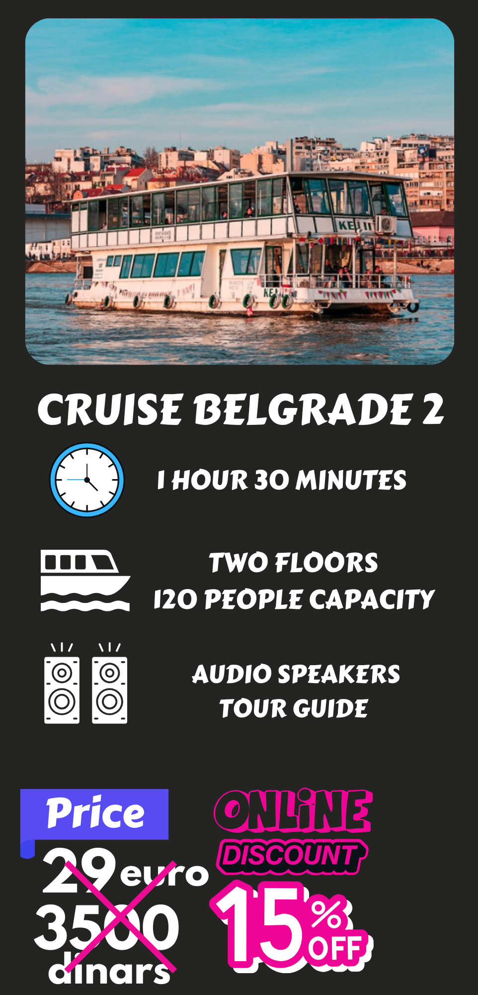 Cruise Belgrade booking